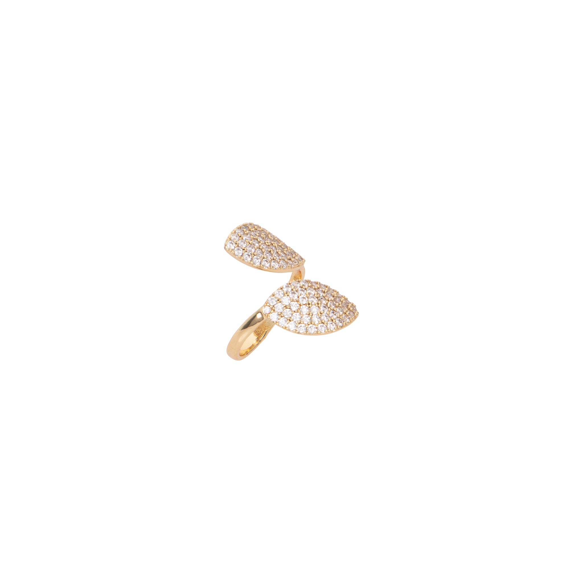Anello dorato - Anello Anello Leaf Glow