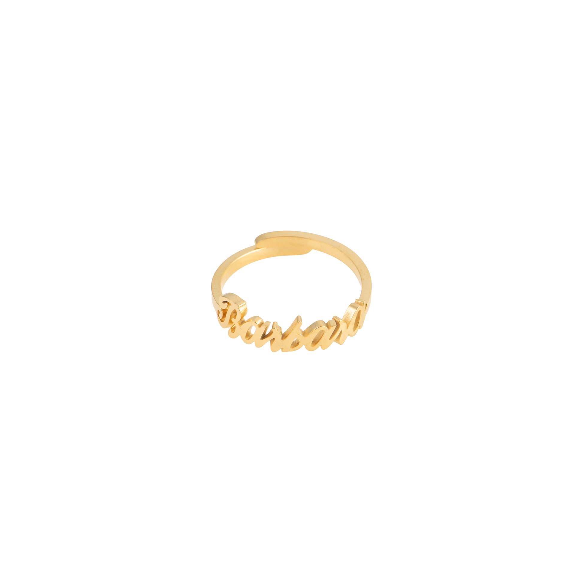 Anello dorato - Anello Barbara