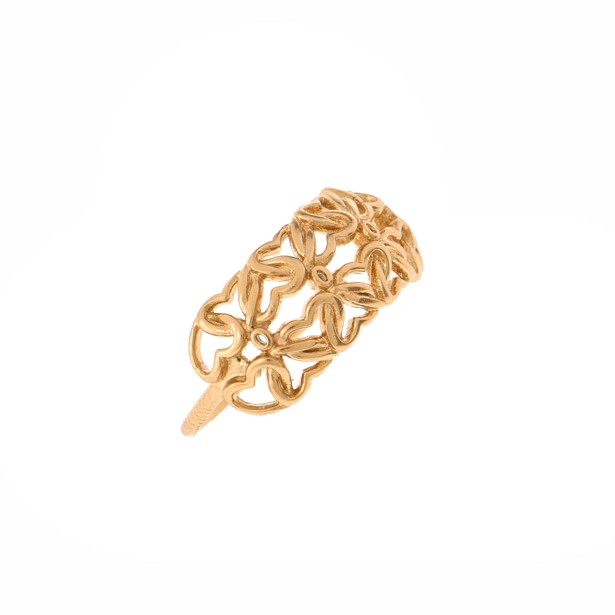 Anello dorato - Anello Blossom Gold
