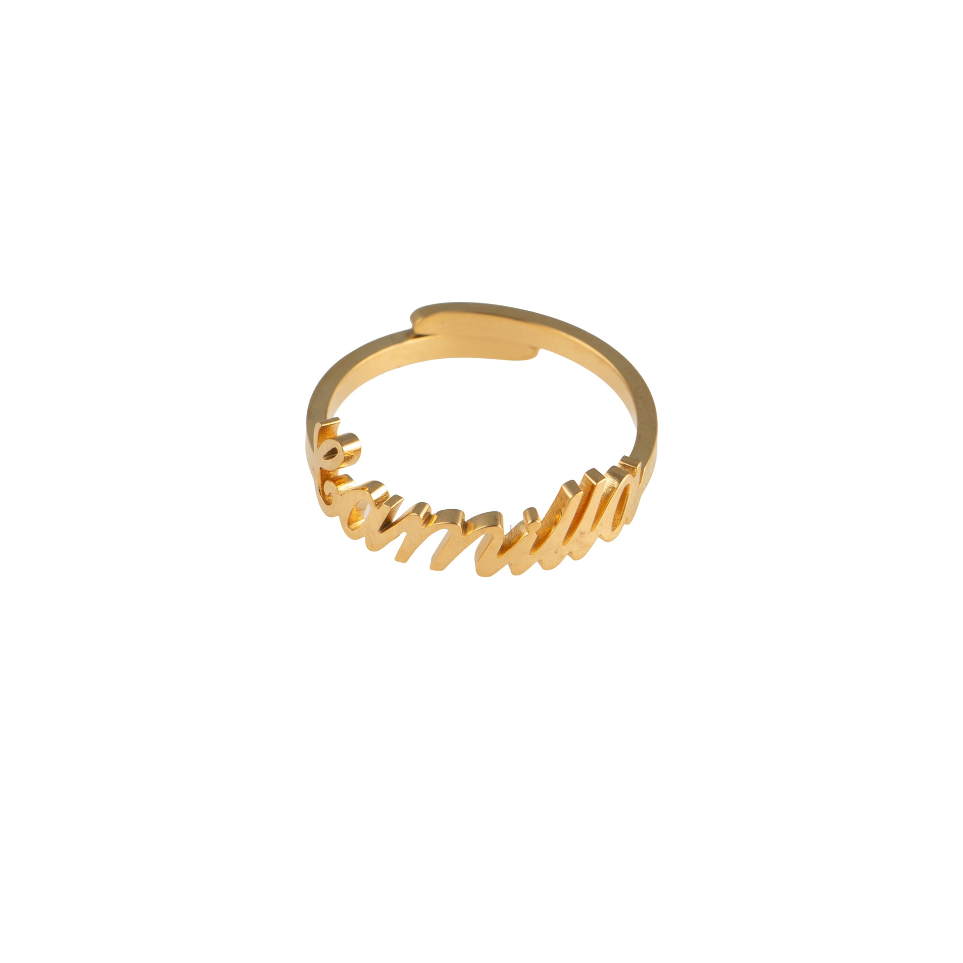 Anello dorato - Anello Camilla