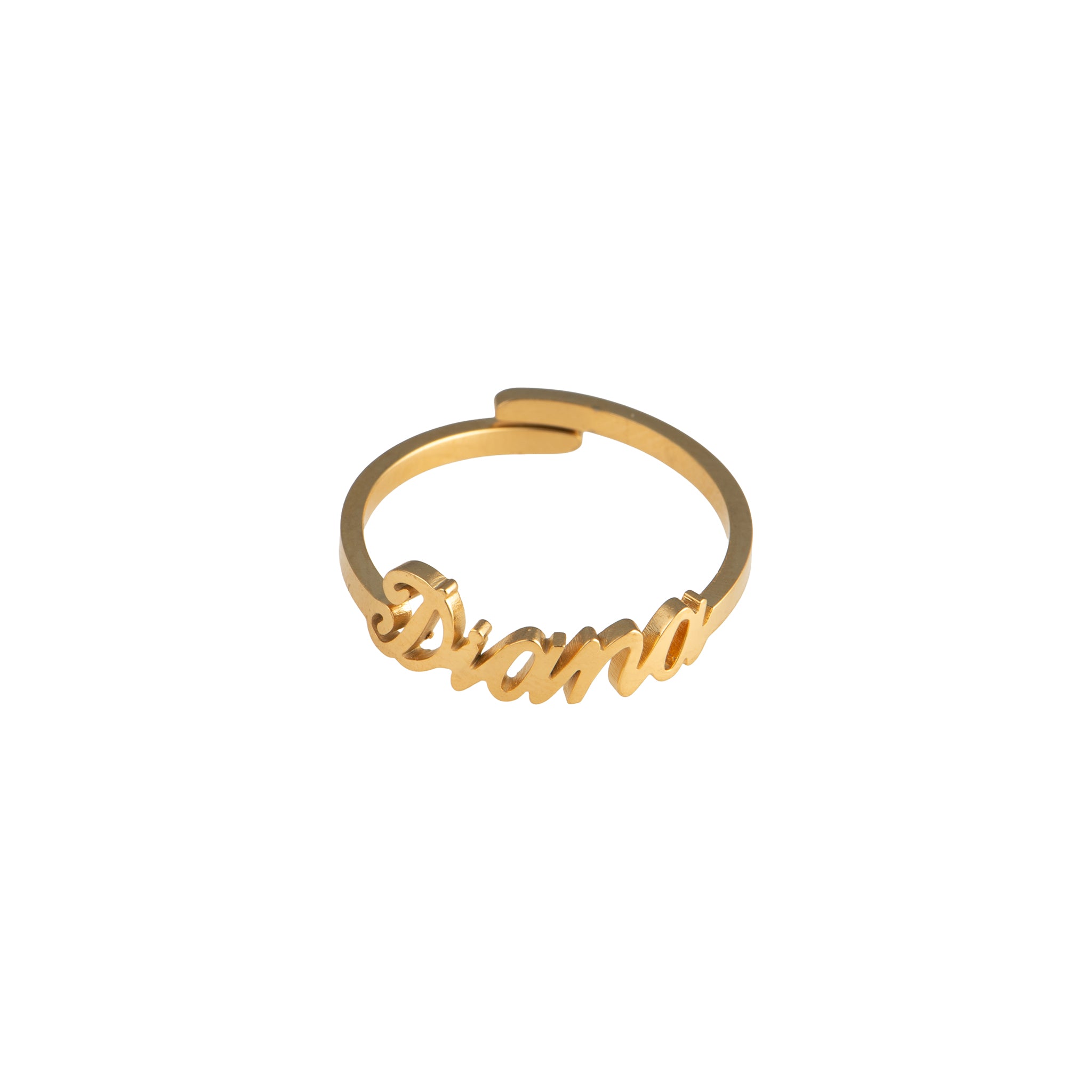 Anello dorato - Anello Diana - FOTO 2