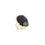 Anello dorato - Anello Eden Black