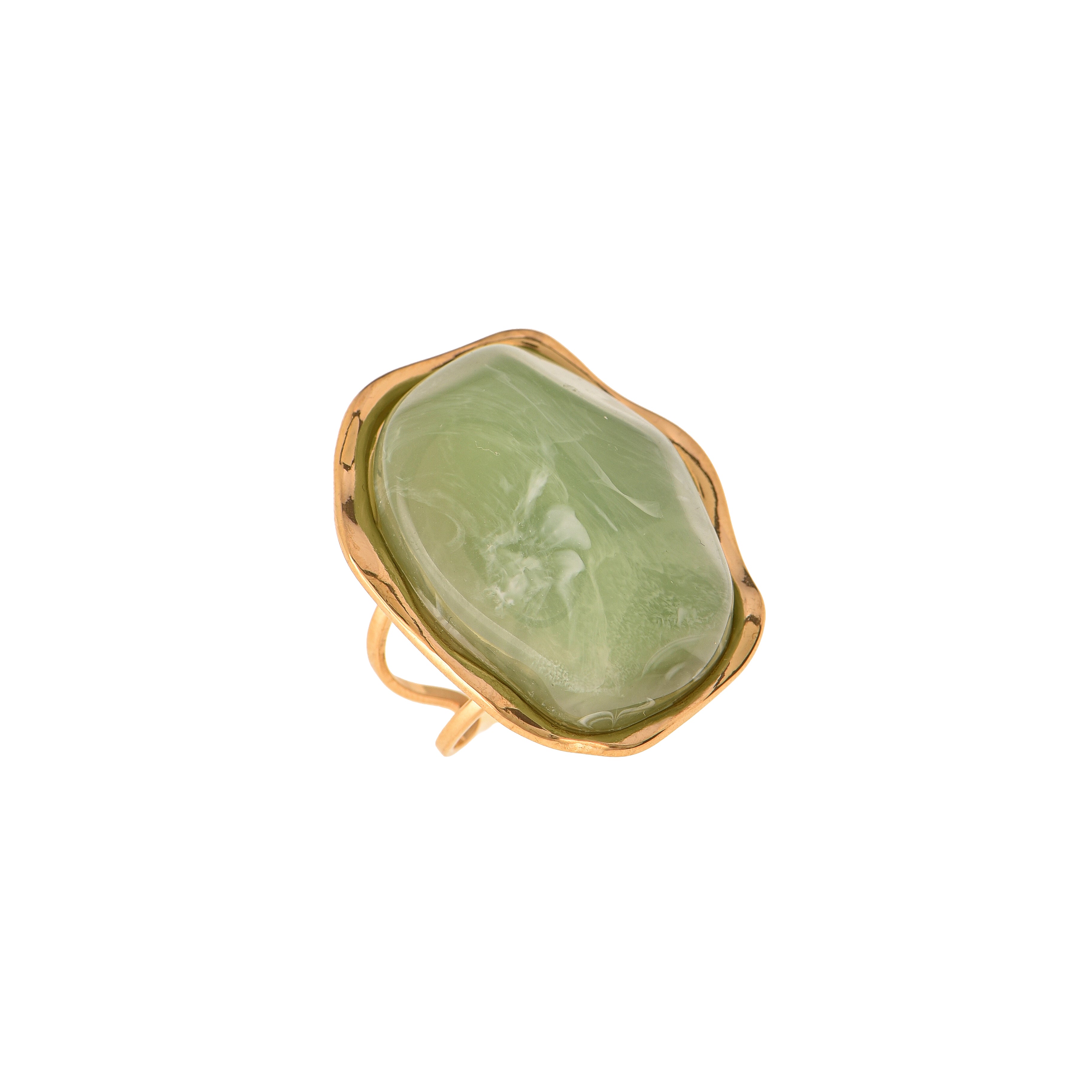 Anello dorato - Anello Eden Green