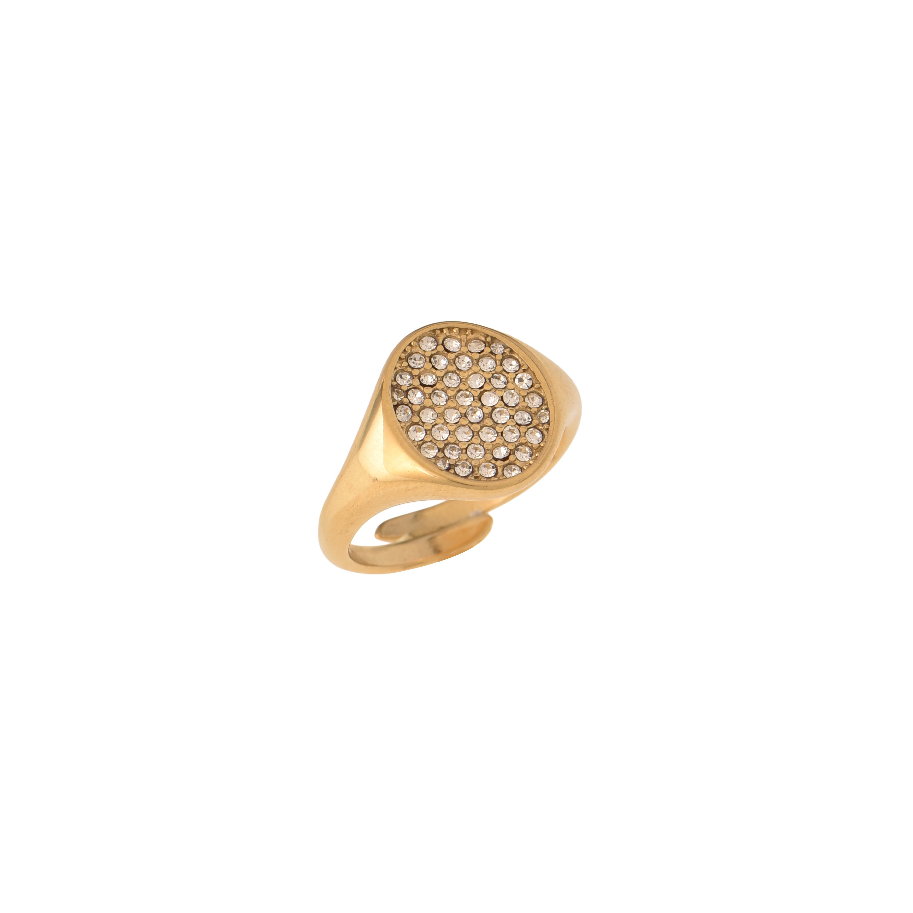 Anello dorato - Anello Gold Chevalier
