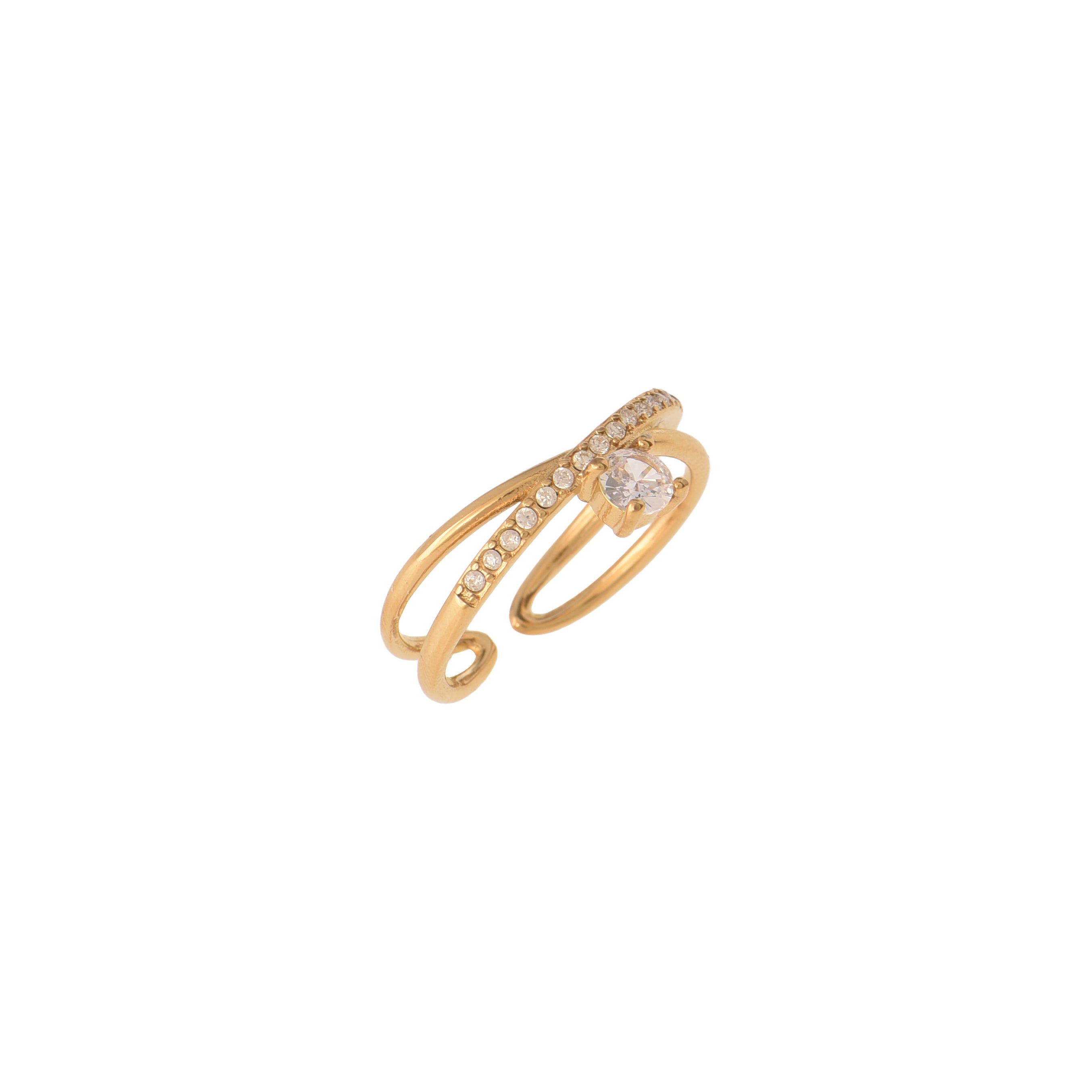 Anello dorato - Anello Gold Essential