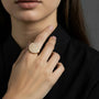Anello dorato - Anello Gold Gilded Micro-Gem - FOTO 2