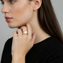Anello dorato - Anello Gold Madreperla - FOTO 2