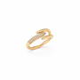 Anello dorato - Anello Linear Gold Band