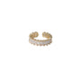 Anello dorato - Anello Veretta Open Gold