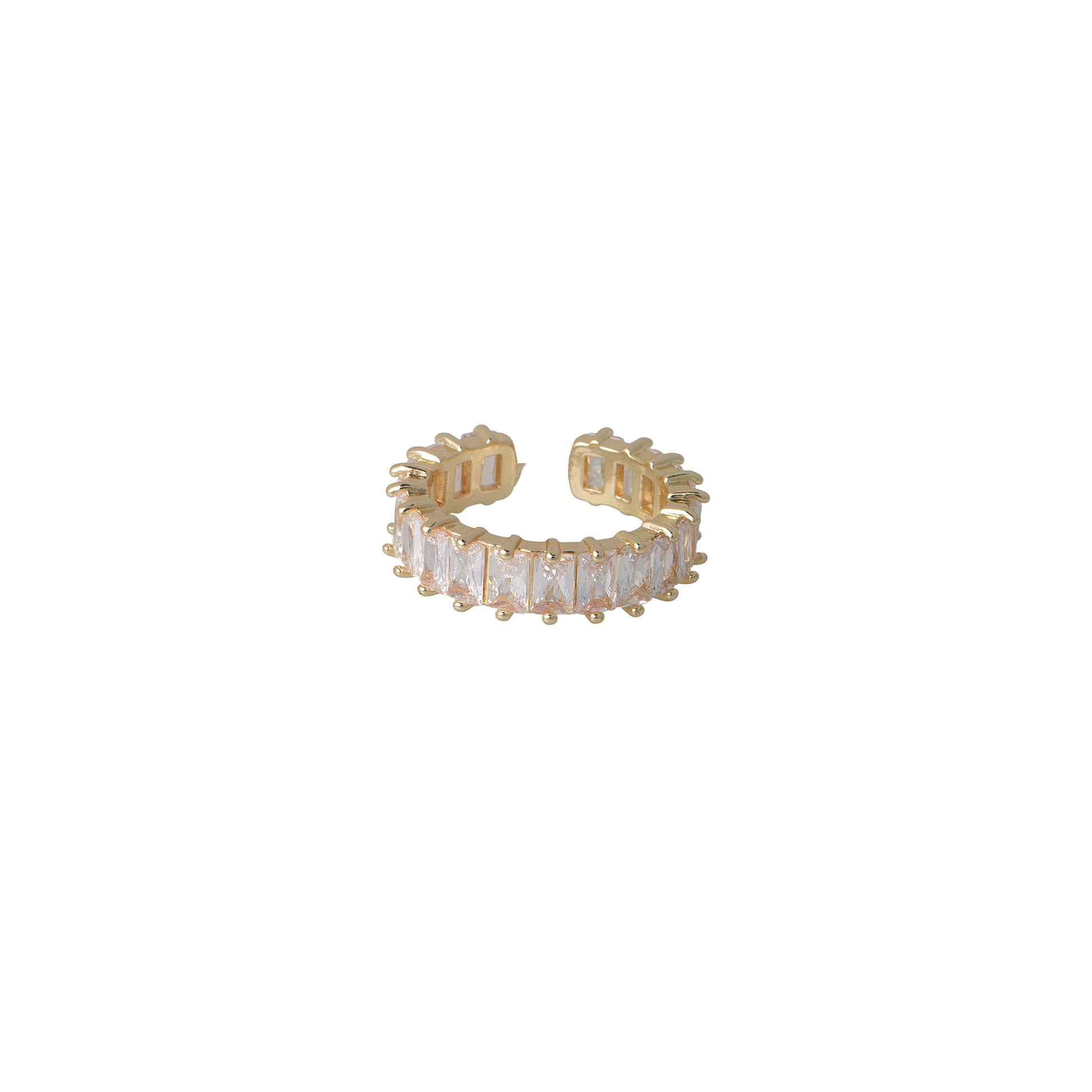 Anello dorato - Anello Veretta Open Gold