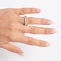 Anello dorato - Anello Veretta Open Gold - FOTO 2
