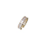 Anello dorato - Anello Veretta Open Gold - FOTO 3
