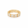 Anello in argento 925 con zirconi - Anello Gold Magic Circle - FOTO 3