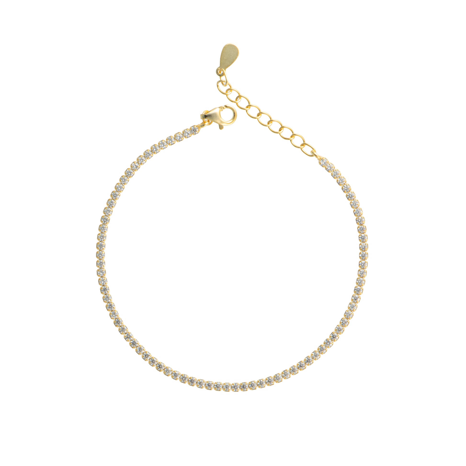 Gioiello dorato - Tennis Gold White
