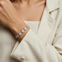 Bracciale - Bracciale Silver Pavé Circle Link - FOTO 2