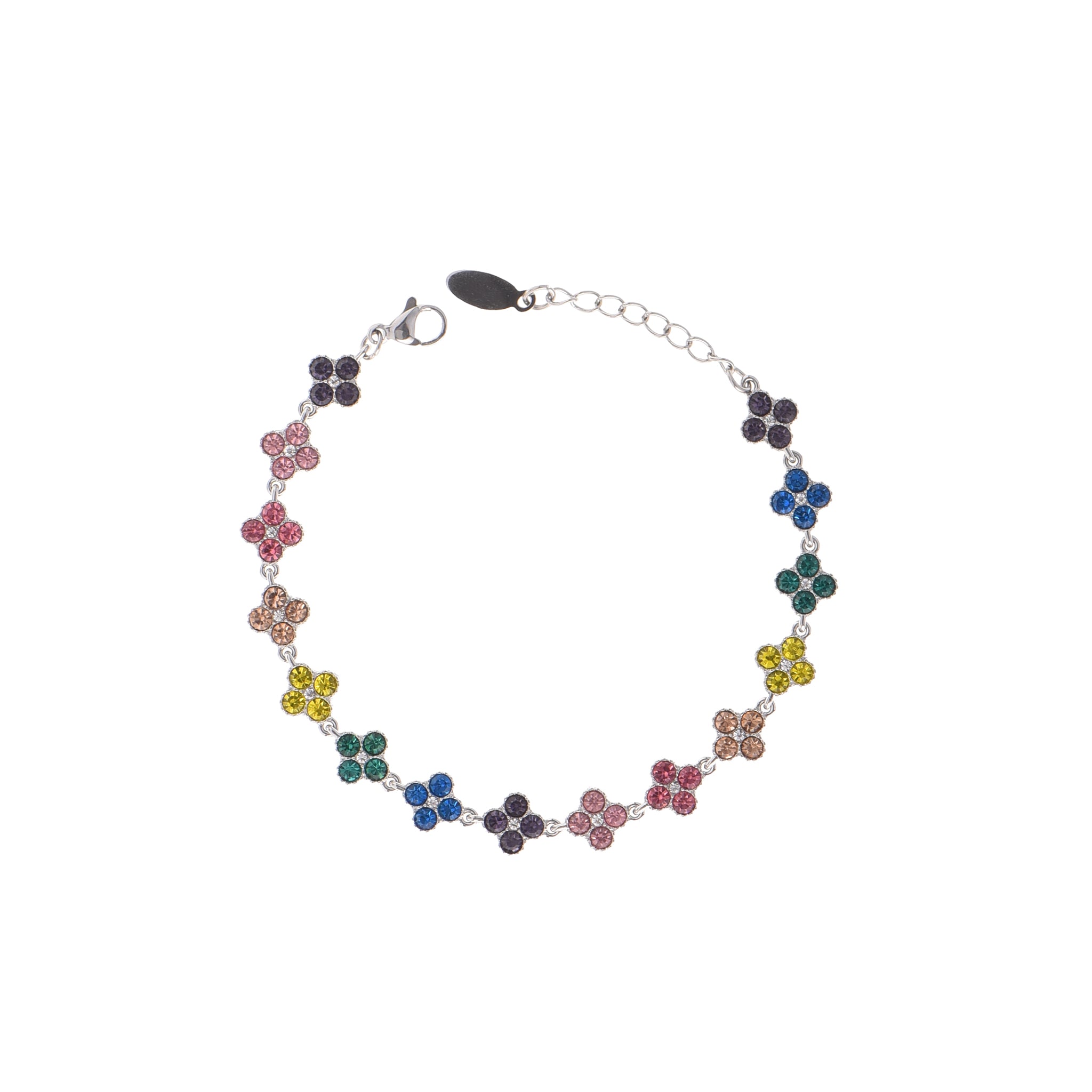 Bracciale - Bracciale Silver Sparkling Rainbow