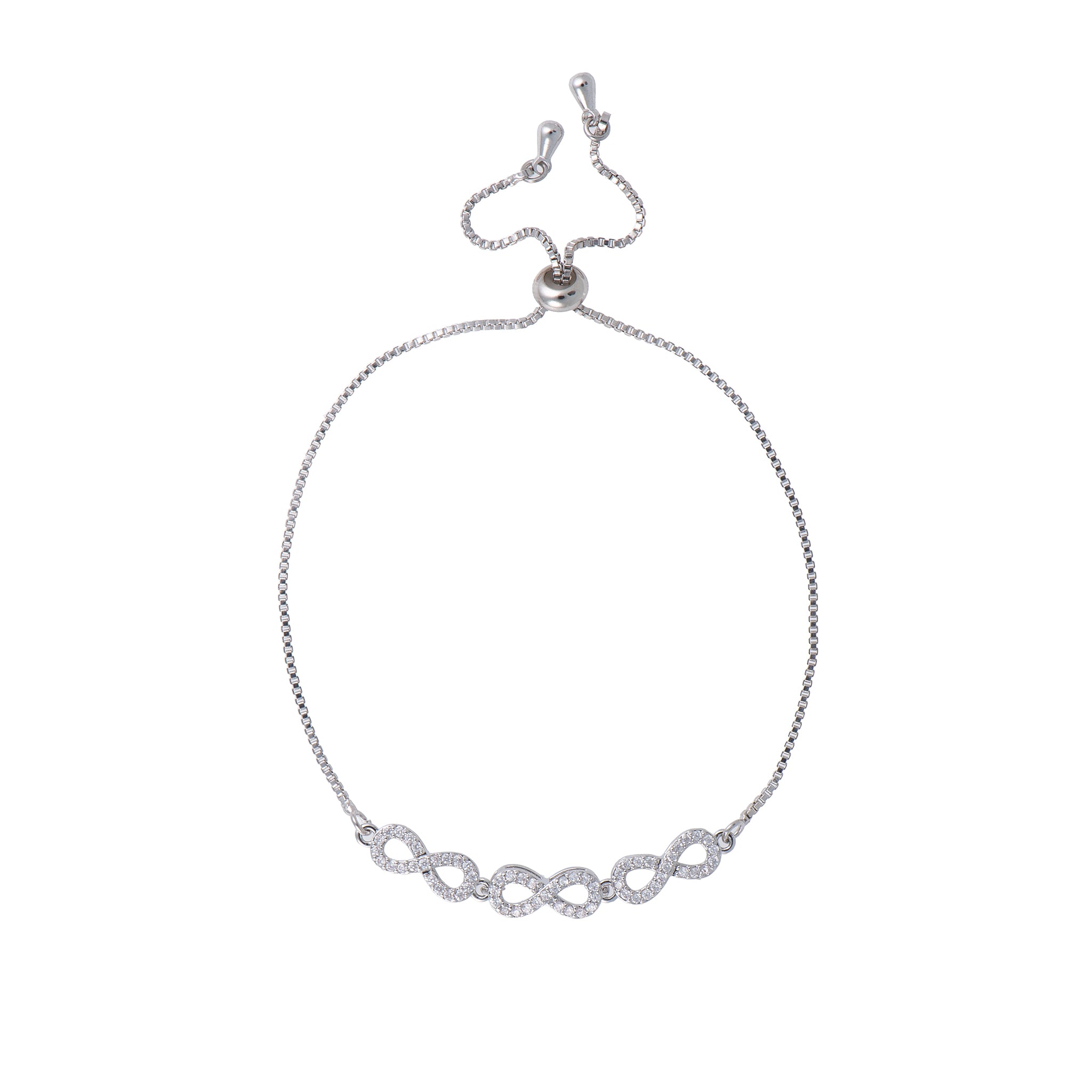 Bracciale argentato - Bracciale Ivory Inifinity