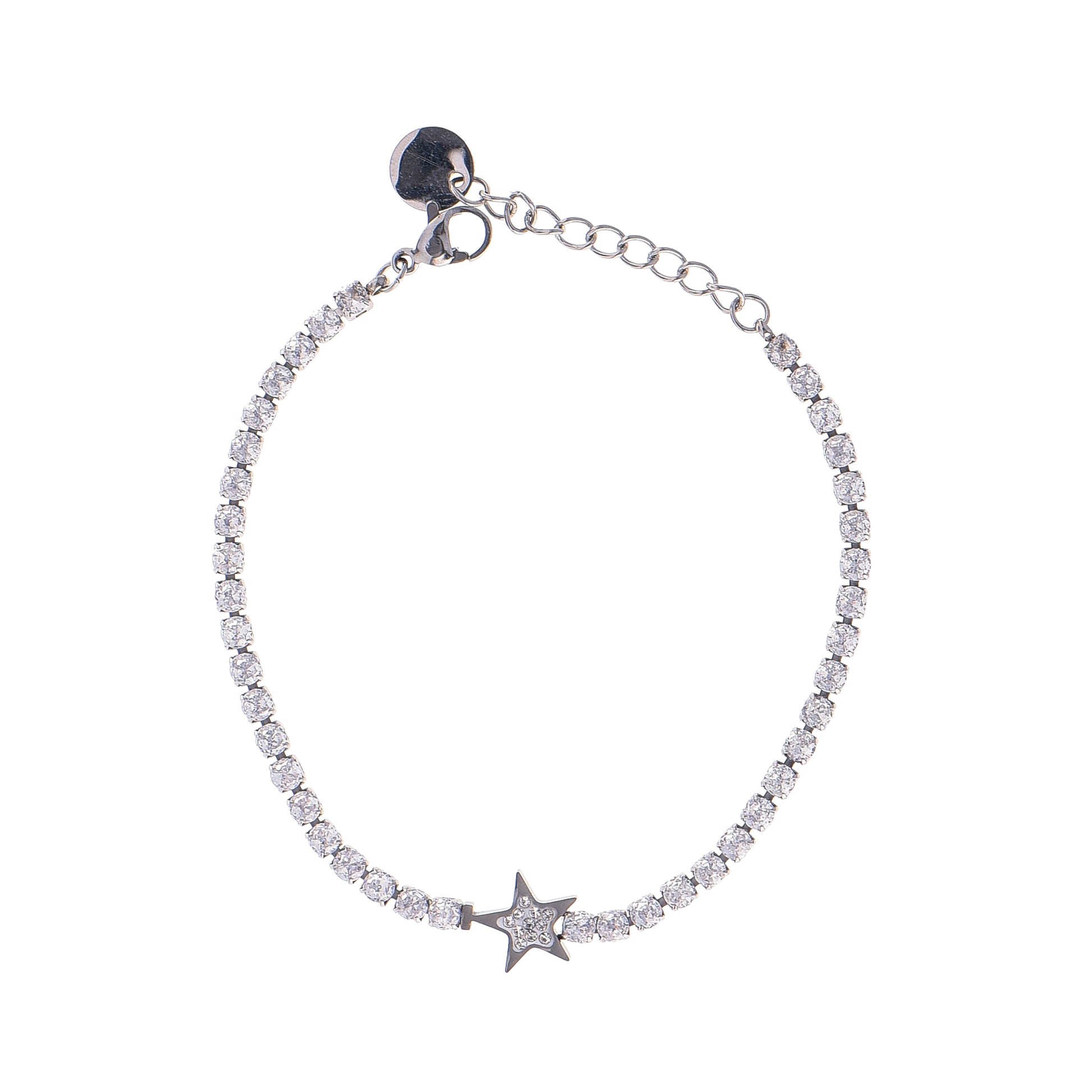 Bracciale con charm - Bracciale Silver Tennis Charms