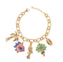 Bracciale con charm dorato - Bracciale Vacay Chain