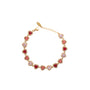 Bracciale con cuore dorato - Bracciale Golden Crystal Heart - ROSA