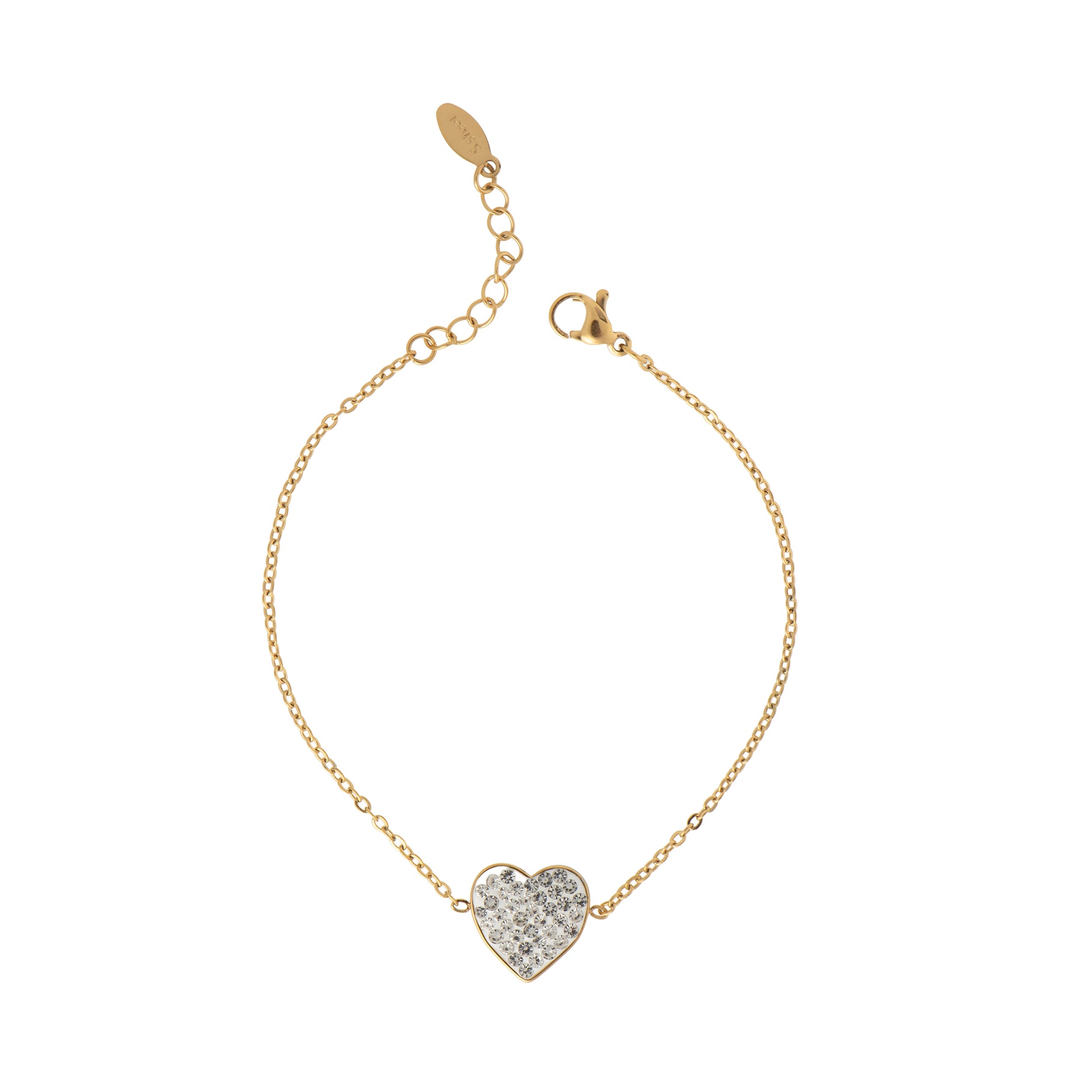 Bracciale con cuore dorato - Bracciale Golden Heart – Luce & Oro