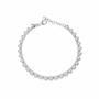 Bracciale con cuore in argento 925 con zirconi - Bracciale Angelic Heart Luxe