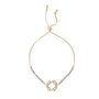 Bracciale con zirconi - Bracciale Circle of Light - ORO