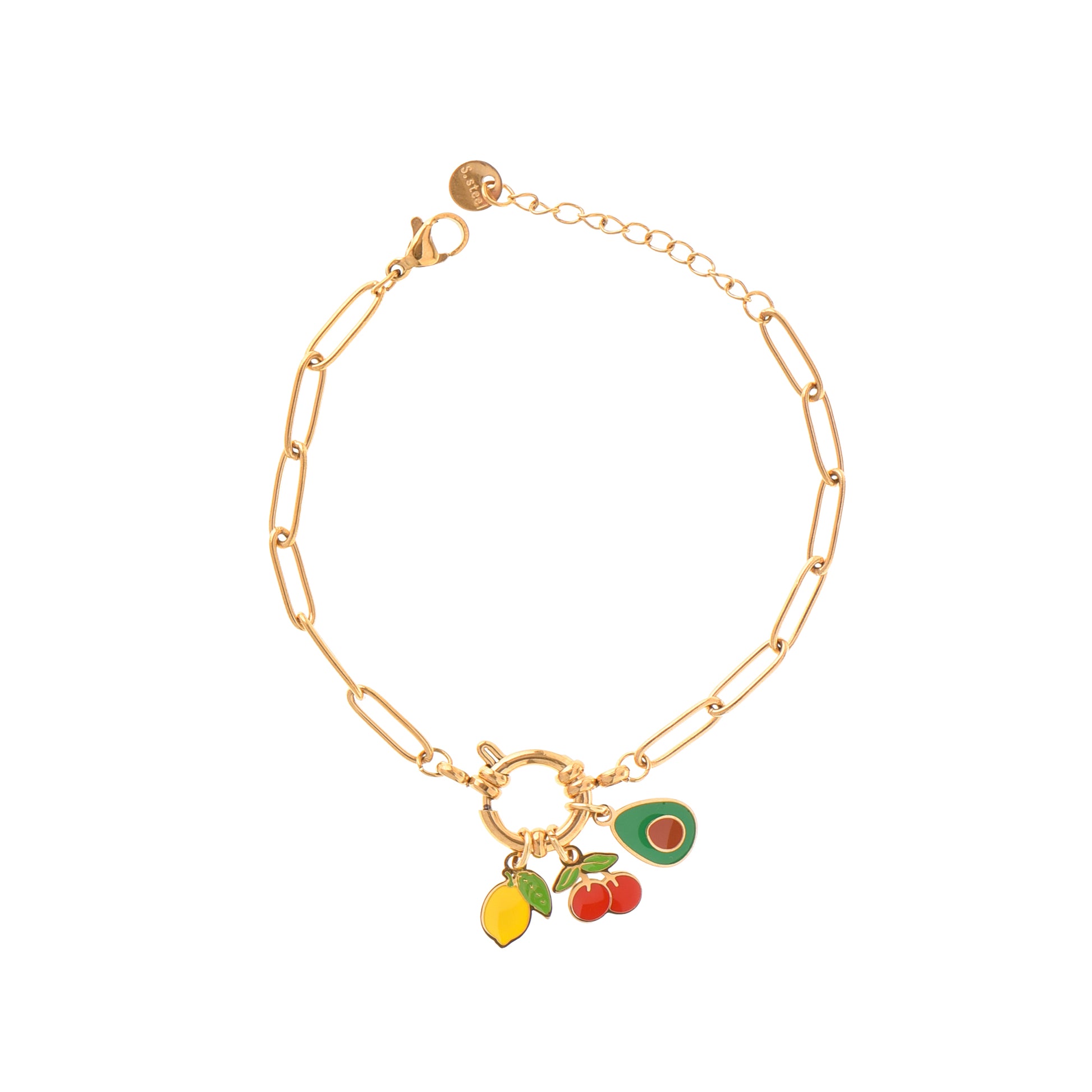 Bracciale dorato - Bracciale Fruit Garden Chain - LEMON
