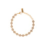 Bracciale dorato - Bracciale Gold Pavé Circle Link