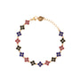 Bracciale dorato - Bracciale Golden Sparkling Rainbow