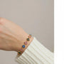 Bracciale dorato - Bracciale Golden Sparkling Rainbow - FOTO 2