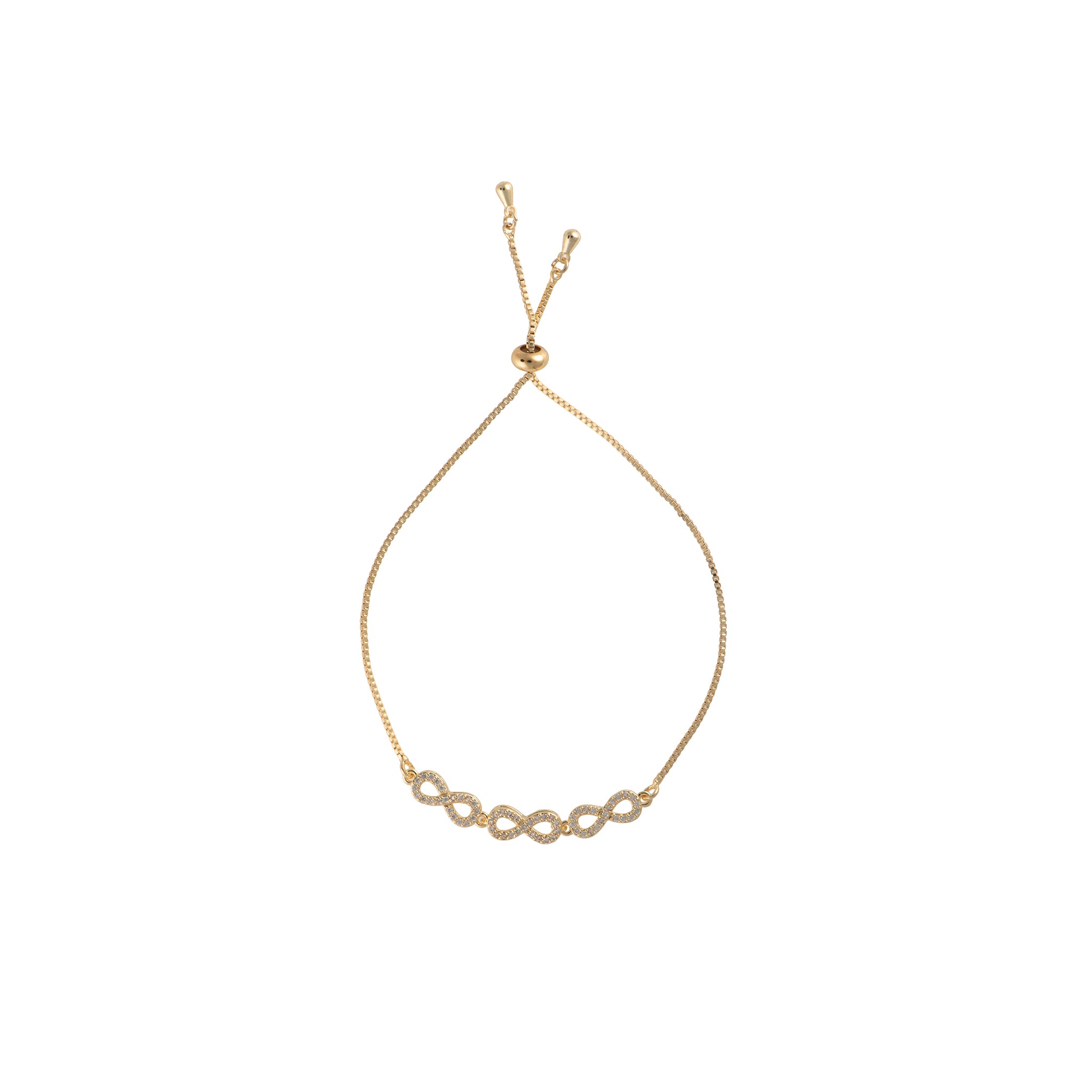 Bracciale dorato - Bracciale Ivory Inifinity