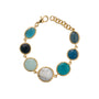 Bracciale dorato - Bracciale Mediterranea Blue