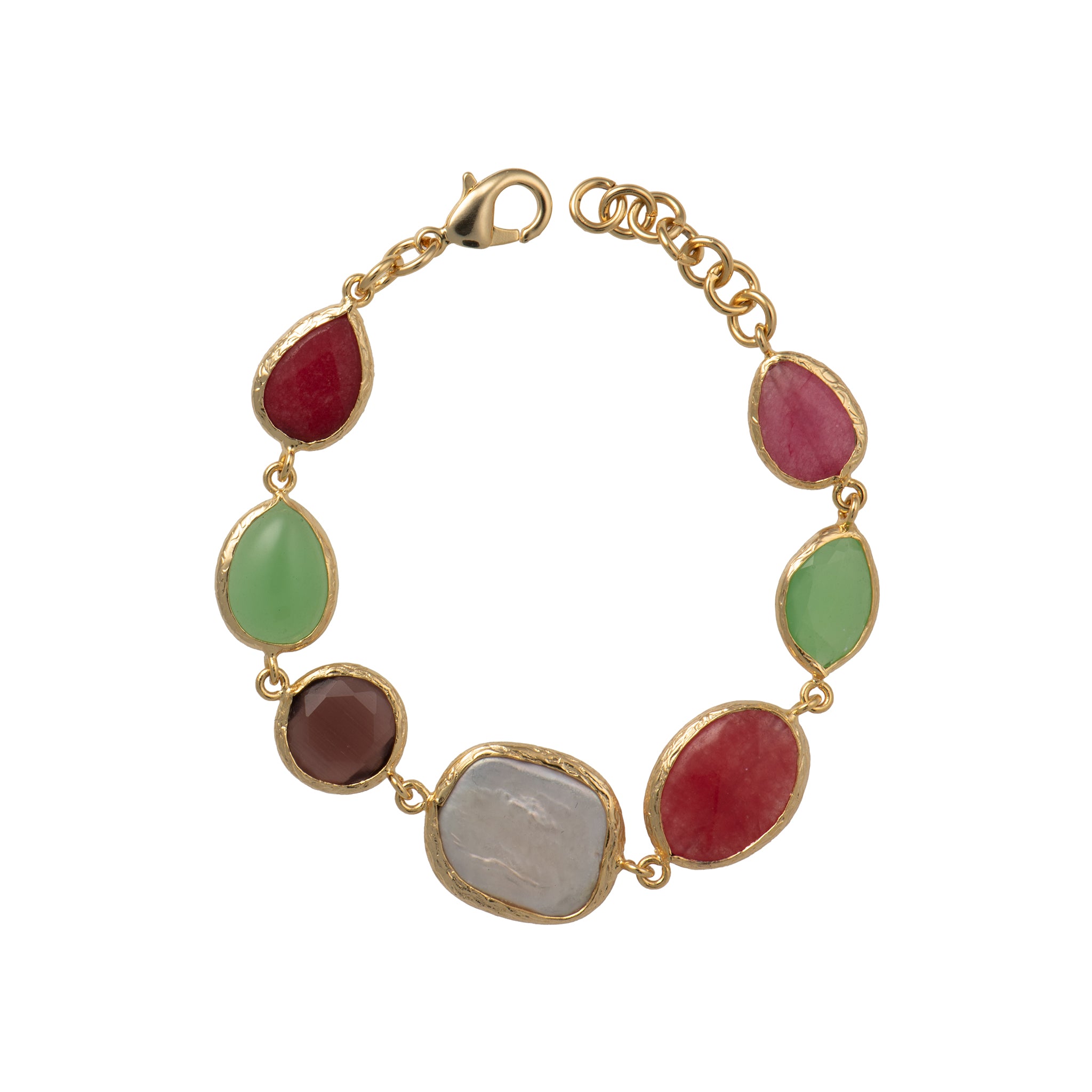 Bracciale dorato - Bracciale Mediterranea Red