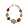 Bracciale dorato - Bracciale Mediterranea Red