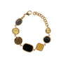 Bracciale dorato - Bracciale Mediterranea Yellow Black