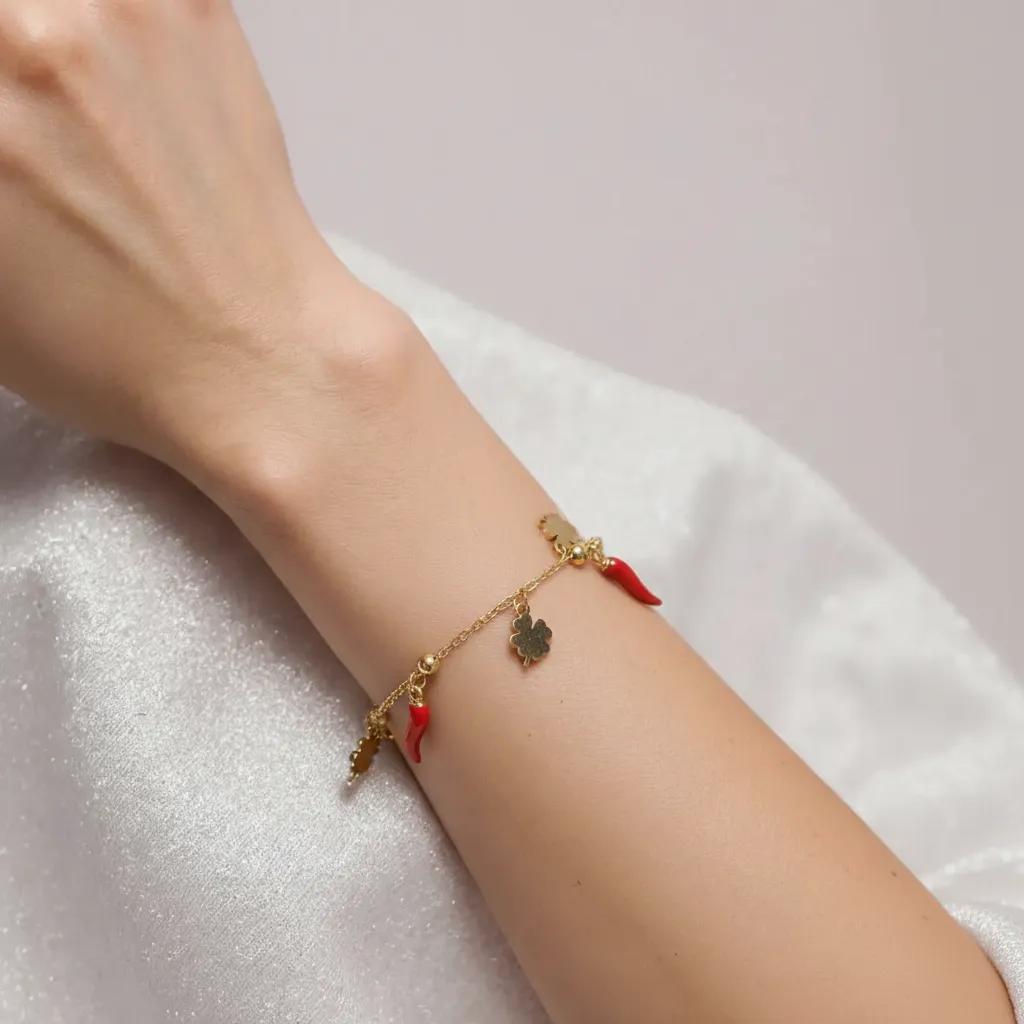 Bracciale dorato - Bracciale Protect Gold - Foto 2