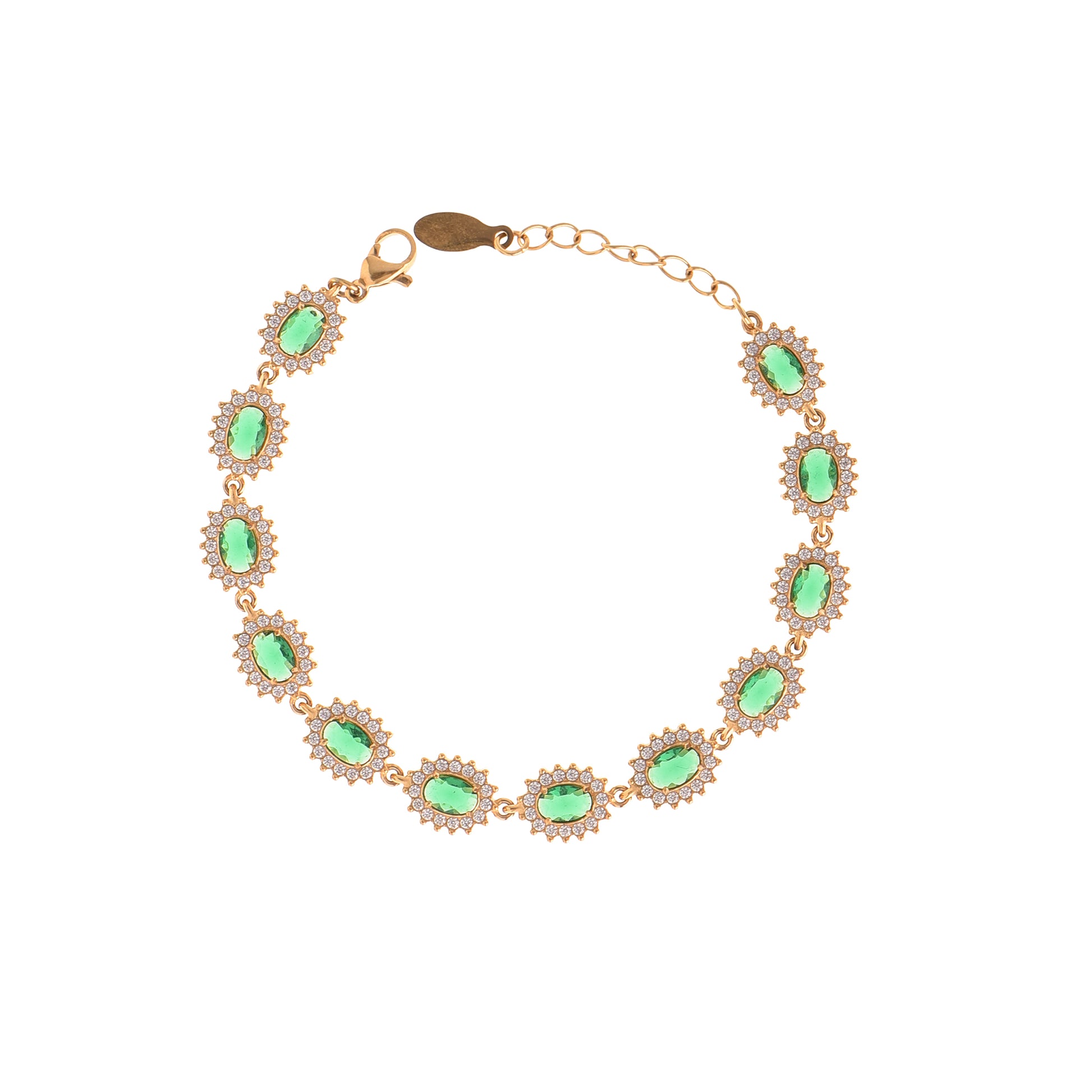 Bracciale dorato - Bracciale Royal Gemstone