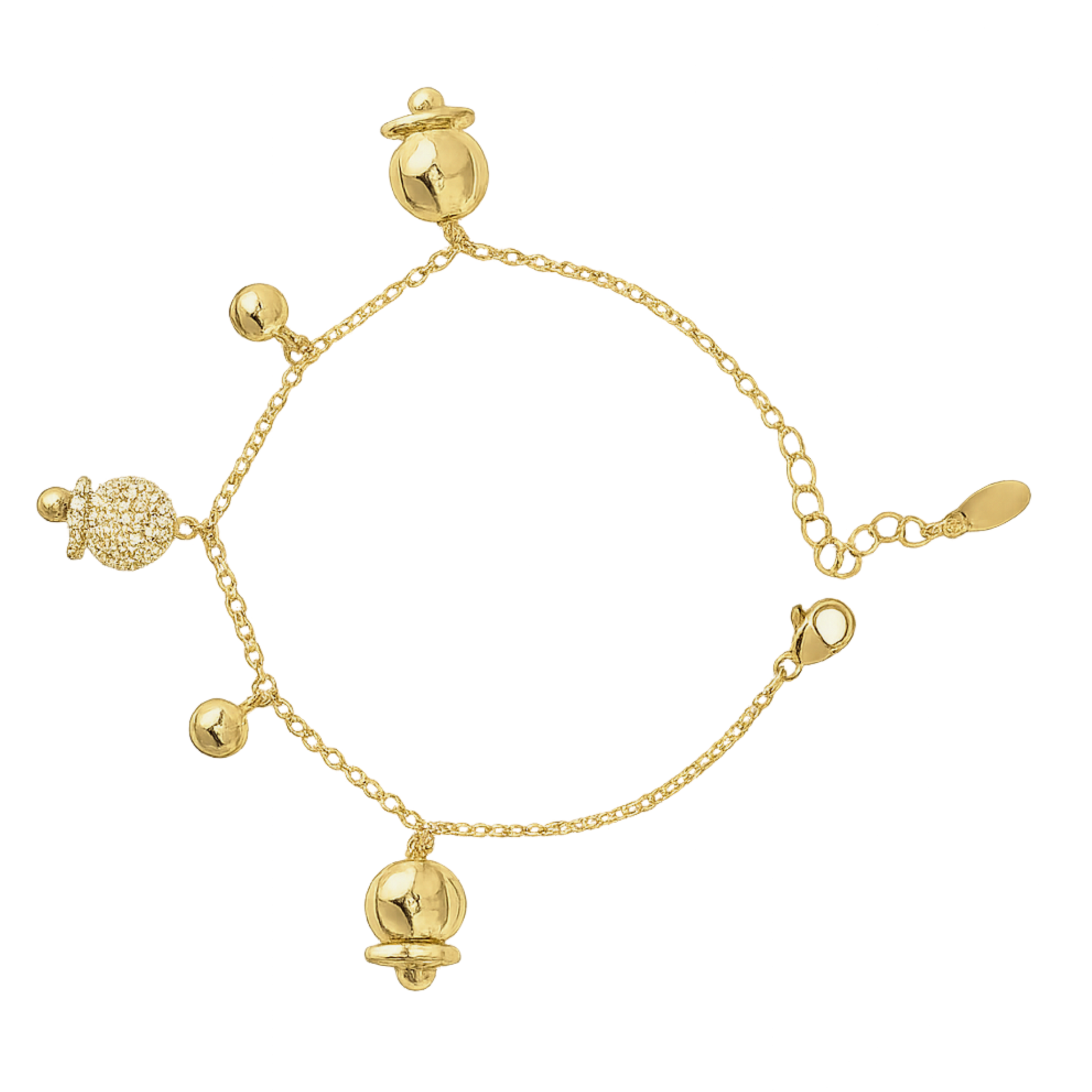 Bracciale dorato - Bracciale Trilli Gold