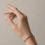 Bracciale dorato - Bracciale Violet Clover Chain - FOTO 2