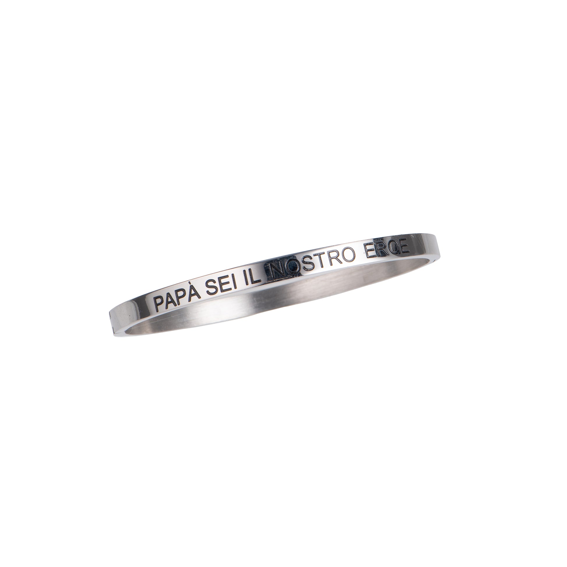Bracciale in acciaio inossidabile - Bracciale Rigido Hero Dad