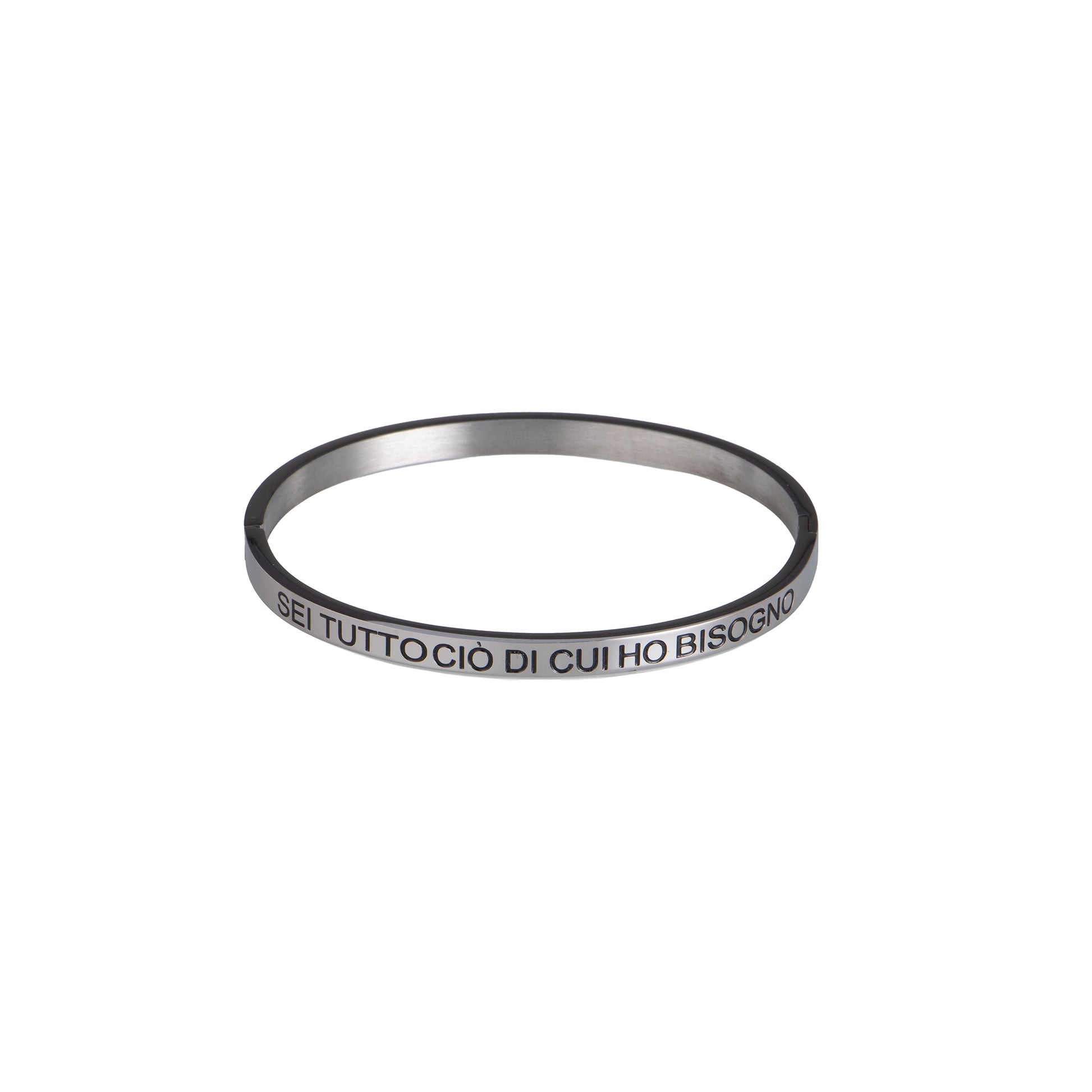 Bracciale in acciaio inossidabile - Bracciale Rigido Hero Dad - SEI TUTTO CIO' DI CUI HO BISOGNO - FOTO 2