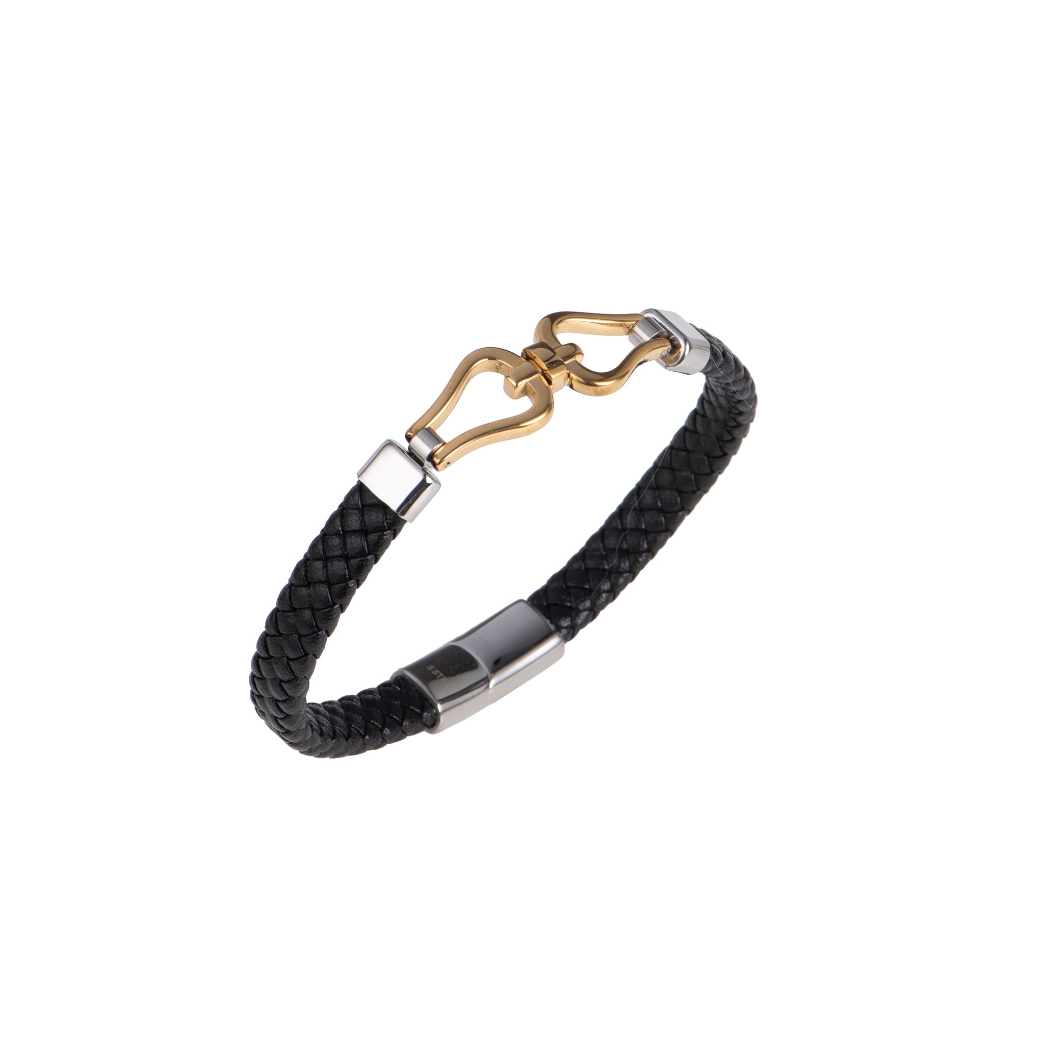 Bracciale in acciaio inossidabile - Bracciale Uomo Horizon Gold