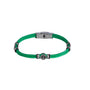 Bracciale in acciaio inossidabile - Bracciale Uomo Nautical Anchor - VERDE