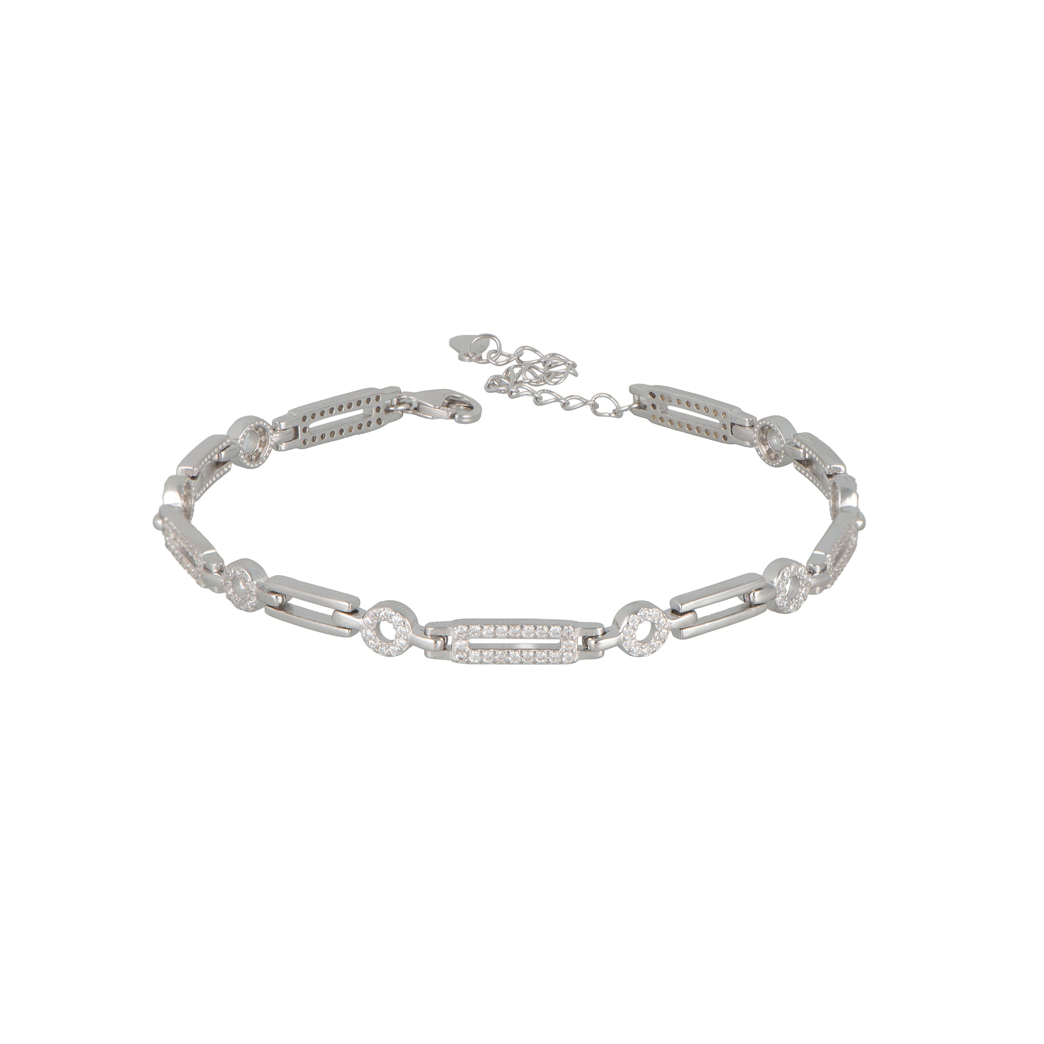 Bracciale in argento 925 - Bracciale Little Crystal