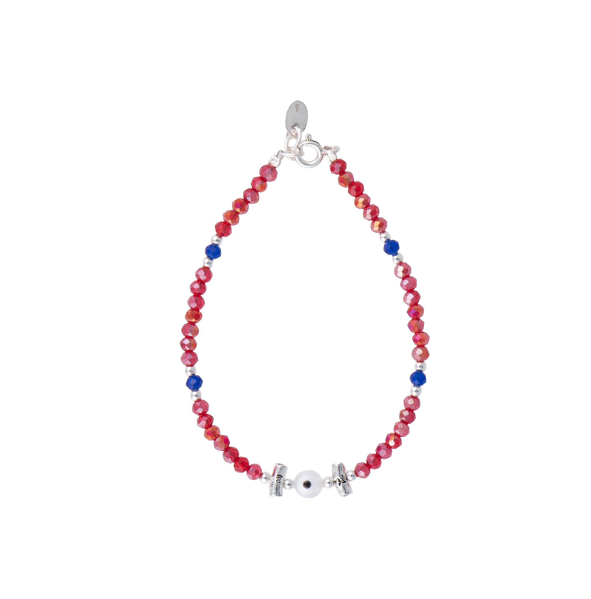 Bracciale in argento 925 - Bracciale Ruby Flame