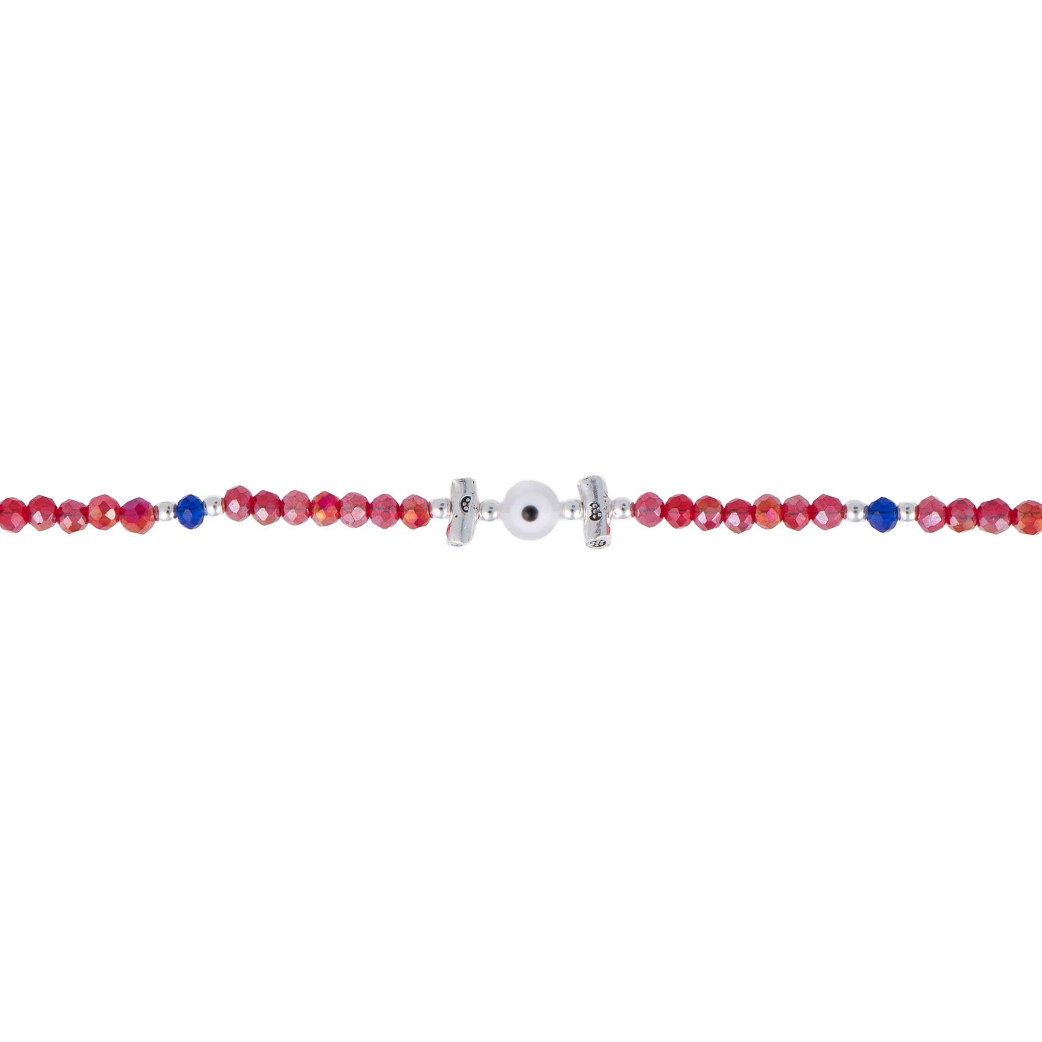 Bracciale in argento 925 - Bracciale Ruby Flame - FOTO 2