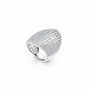Anello in argento 925 - Anello Silver Ribbed Dome