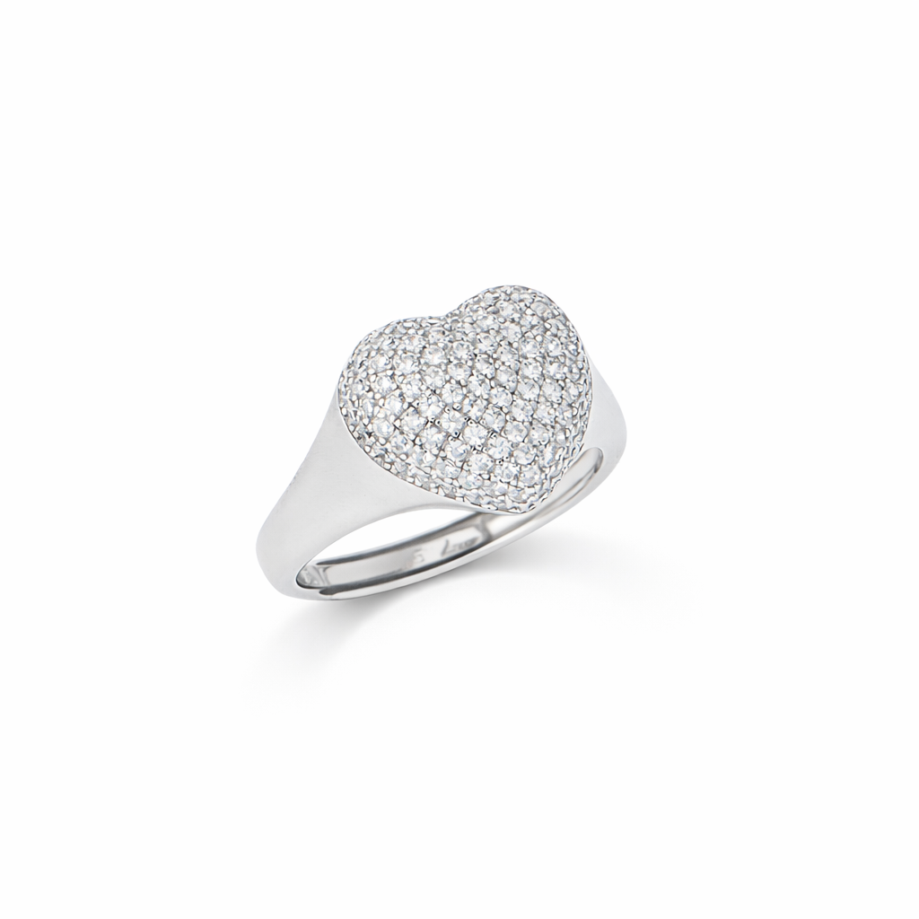 Anello con cuore in argento 925 - Anello Radiant Love