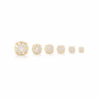 Orecchini in argento 925 - Orecchini Amber Constellation Gold